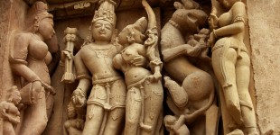 The erotic sculpture of Khajuraho